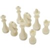 Mauro Ferretti set di scacchi Quarzy 8 pezzi in oro bianco