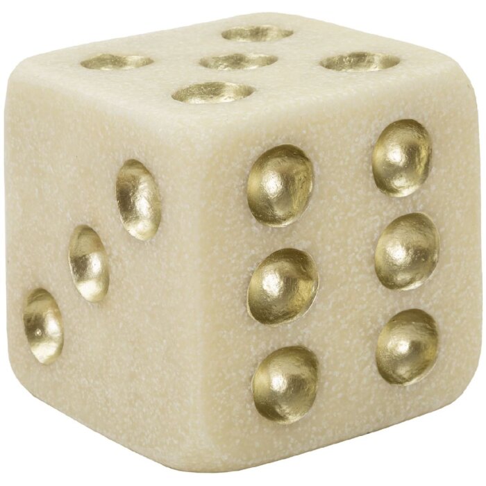 Mauro Ferretti Cubo Quarzy 12x12x12 cm oro bianco