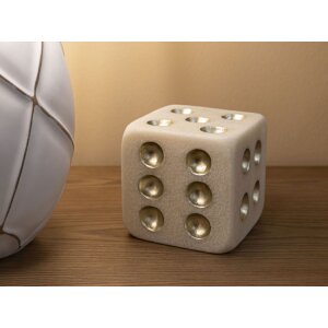 Mauro Ferretti Cubo Quarzy 12x12x12 cm oro bianco