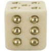 Mauro Ferretti Cubo Quarzy 12x12x12 cm oro bianco