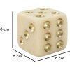 Mauro Ferretti Cubo Quarzy 8x8x8 cm in oro bianco