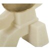 Mauro Ferretti figurina decorativa Samurai Oda Quarzy 17x7,5x18,5 cm oro bianco