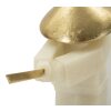 Mauro Ferretti figurina decorativa Samurai Toku Quarzy 34x12x30 cm oro bianco