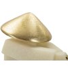 Mauro Ferretti figurina decorativa Samurai Toku Quarzy 34x12x30 cm oro bianco
