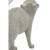 Mauro Ferretti figurina decorativa gatto Sparky 17,5x9x26 cm argento