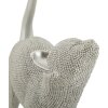 Mauro Ferretti figurina decorativa gatto Sparky 17,5x9x26 cm argento