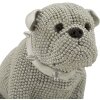 Mauro Ferretti Statuetta decorativa bulldog Sparky 17x11x14 cm argento