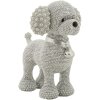 Mauro Ferretti figurina decorativa barboncino Sparky 15x9,5x15 cm argento