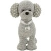 Mauro Ferretti figurina decorativa barboncino Sparky 15x9,5x15 cm argento