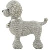 Mauro Ferretti figurina decorativa barboncino Sparky 15x9,5x15 cm argento
