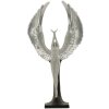 Mauro Ferretti statua decorativa Sparky 26x9x48 cm argento nero