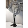 Mauro Ferretti statua decorativa Sparky 26x9x48 cm argento nero