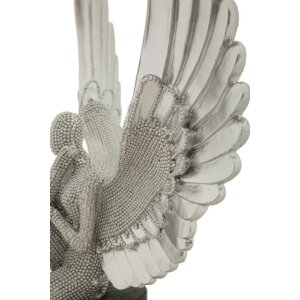 Mauro Ferretti figura decorativa angelo Sparky 24x8x34 cm argento nero