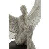 Mauro Ferretti figura decorativa angelo Sparky 24x8x34 cm argento nero