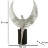 Mauro Ferretti figura decorativa angelo Sparky 24x8x34 cm argento nero