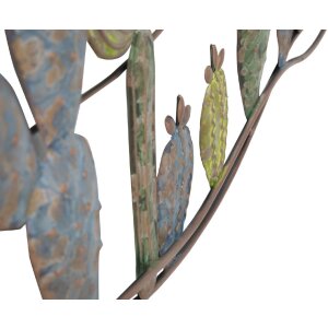 Mauro Ferretti decorazione murale cactus 90x2,5x64 cm multicolore