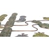 Mauro Ferretti decorazione murale cactus 90x2,5x64 cm multicolore