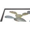 Mauro Ferretti decorazione da parete cornice cactus 50x1,3x50 cm verde azzurro