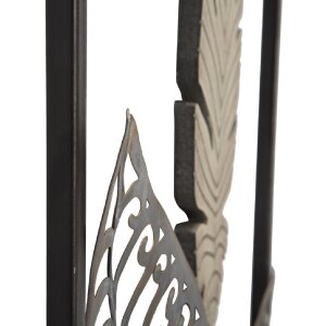 Mauro Ferretti decorazione da parete foglie 30,5x1,9x91 cm oro argento