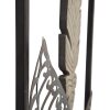 Mauro Ferretti decorazione da parete foglie 30,5x1,9x91 cm oro argento