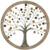 Mauro Ferretti pannello da parete albero della vita Ø61x1,8 cm oro naturale