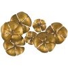 Mauro Ferretti decorazione murale fiore Goldy 80x6x57 cm dorato