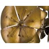 Mauro Ferretti decorazione murale fiore Goldy 80x6x57 cm dorato