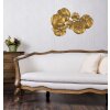 Mauro Ferretti decorazione murale fiore Goldy 80x6x57 cm dorato