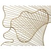 Mauro Ferretti pannello da parete Glam leaf 79x5x68 cm oro