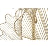 Mauro Ferretti pannello da parete Glam leaf 79x5x68 cm oro