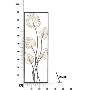 Mauro Ferretti pannello da parete Luxy 31x2,5x90 cm multicolore