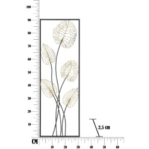 Mauro Ferretti pannello da parete Luxy 31x2,5x90 cm multicolore