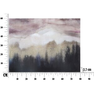 Mauro Ferretti murale Rosa Berg 80x2,7x60 cm multicolore