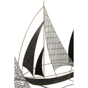Mauro Ferretti pannello da parete Veliero 91x2,5x55,9 cm multicolore