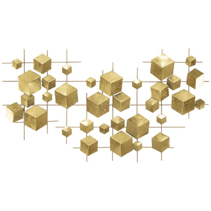 Mauro Ferretti pannello da parete Abstract 90,5x3,5x50 cm color oro