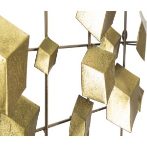 Mauro Ferretti pannello da parete Abstract 90,5x3,5x50 cm color oro