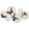 Mauro Ferretti pannello da parete Butterfly Dark 66x5x38 cm grigio beige