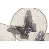 Mauro Ferretti pannello da parete Butterfly Dark 66x5x38 cm grigio beige
