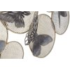Mauro Ferretti pannello da parete Butterfly Dark 66x5x38 cm grigio beige
