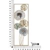 Mauro Ferretti pannello da parete Gloth 31,2x5,5x90 cm multicolore