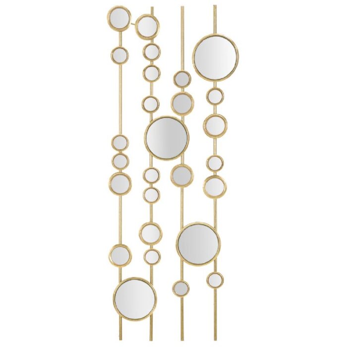 Mauro Ferretti pannello da parete Piccoli specchi 35,5x1,5x90 cm color oro