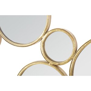 Mauro Ferretti pannello da parete con specchi 100x2,3x51,5 cm color oro