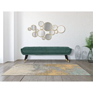 Mauro Ferretti pannello da parete con specchi 100x2,3x51,5 cm color oro