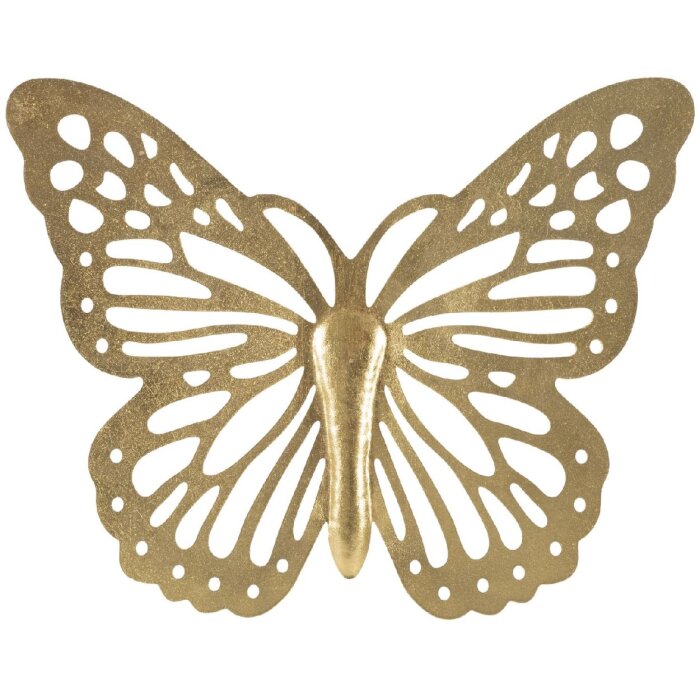 Mauro Ferretti decorazione da parete farfalla 43x2x35 cm color oro