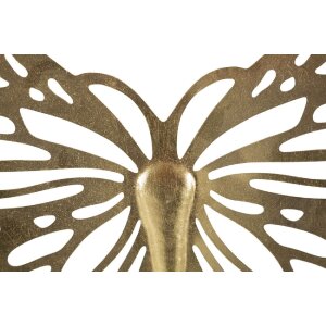 Mauro Ferretti decorazione da parete farfalla 43x2x35 cm color oro
