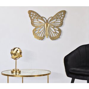 Mauro Ferretti decorazione da parete farfalla 43x2x35 cm color oro