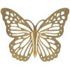 Mauro Ferretti decorazione da parete farfalla 43x2x35 cm color oro