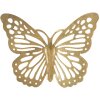 Mauro Ferretti decorazione murale farfalle set 4 pz. 35x2x2916x2x12 cm color oro