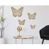 Mauro Ferretti decorazione murale farfalle set 4 pz. 35x2x2916x2x12 cm color oro