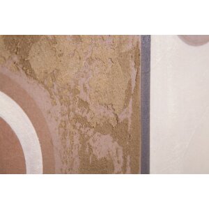Mauro Ferretti murale Volto etnico 60x2,7x80 cm multicolore